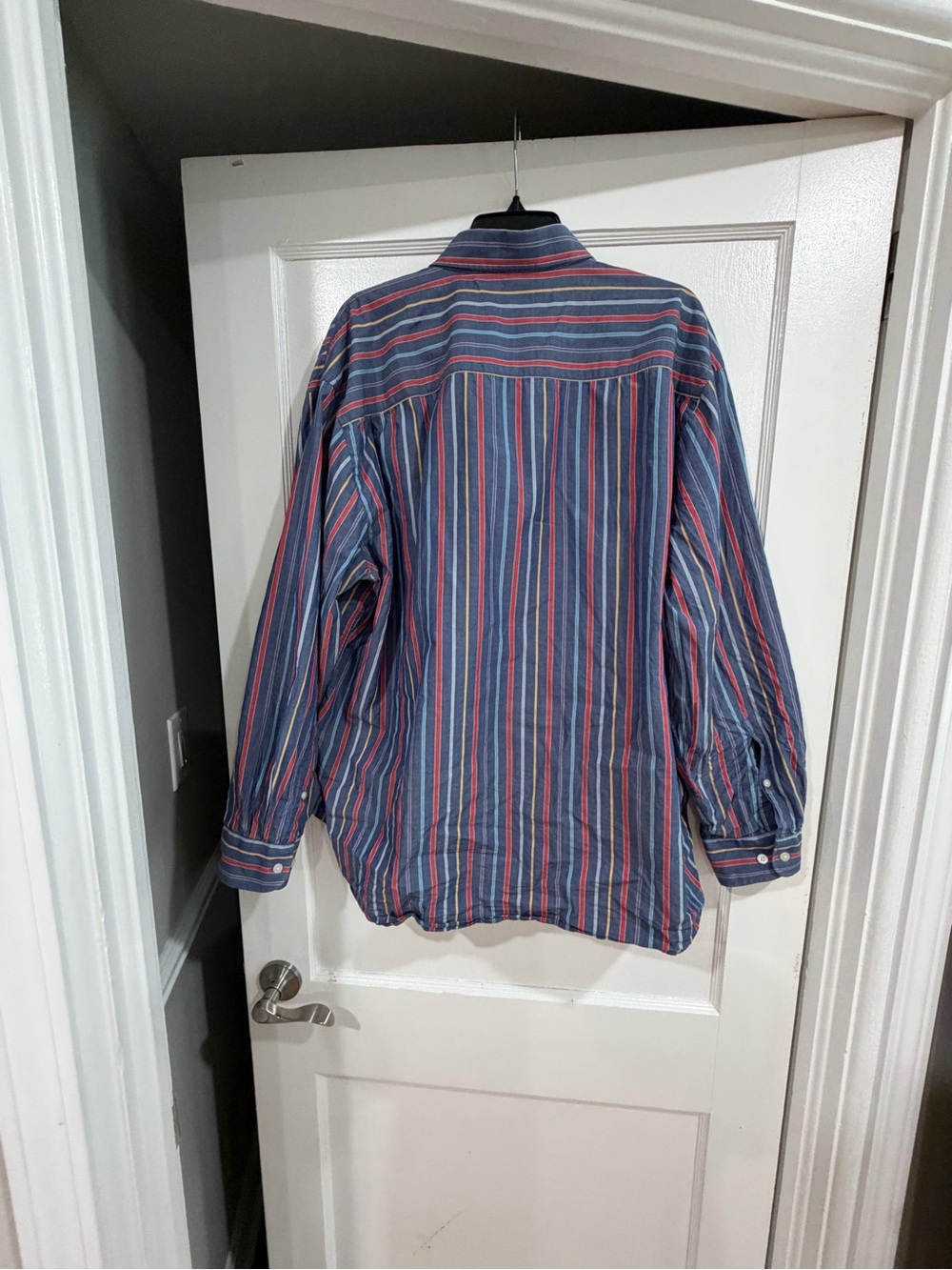 Alan Flusser Blue Multi-Stripe Button-Down Shirt - Picture 7 of 7
